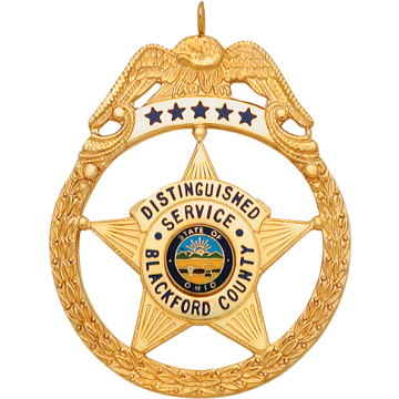 Smith & Warren MD103 Circle Wreath Award Medal w/ Eagle & 5-Point Star