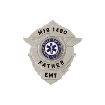 Blackinton MIB1480 Miniature Badge with Wings (1-1/2" x 1-3/8")