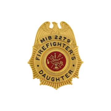 Blackinton MIB2279 Miniature Sunburst Badge with Eagle (1-1/2" x 1-3/16")