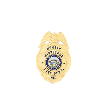 Blackinton MIB307 Miniature Badge with Eagle (1-5/8" x 1-1/8")