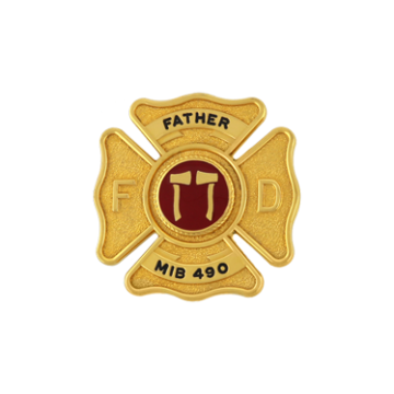 Blackinton MIB490 Miniature Maltese Cross Badge (1-1/4")