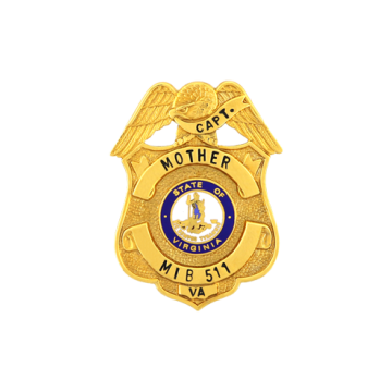 Blackinton MIB511 Miniature Badge with Eagle (1-7/16" x 1")