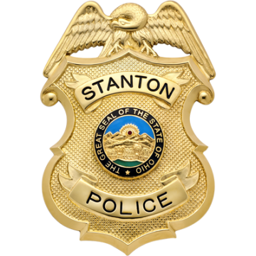 Smith & Warren MW5004AS Classic Shield Badge with Eagle and Seal (3-1/4" x 2-1/4")