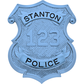 Smith & Warren MW5004N Blue Autism Awareness Shield Badge w/ Applied Numbers (2-3/4" x 2-1/4")