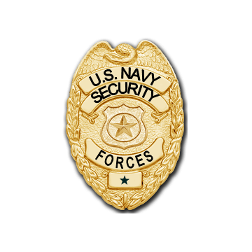 Smith & Warren US Navy Security Forces NSF Badge (2-1/2" x 1-3/4")