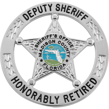 Smith & Warren NEB-052 Florida Sheriff 5-Point Star in Circle (2-1/4")