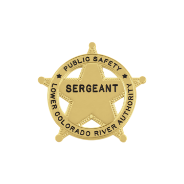 Smith & Warren NEB-130 5-Point Star in Circle (1-3/4" x 1-7/8")