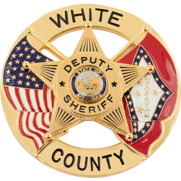 Smith & Warren NEB-ARK-MIL-S80 Arkansas 5-Point Star in Circle Badge (2-1/2)