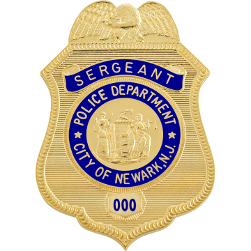 Smith & Warren NEWARK_SGT Newark, NJ Police Sergeants Badge