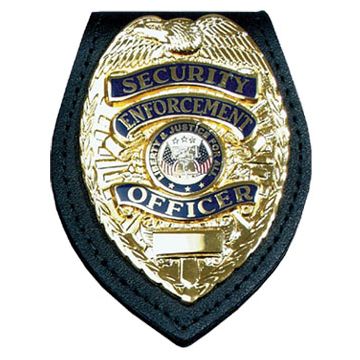 Perfect Fit 715-T Universal Belt Clip Badge Holder - Teardrop with Velcro