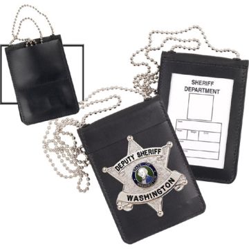 Strong 71700 Universal Magnetic Badge and ID Holder w/ Chain