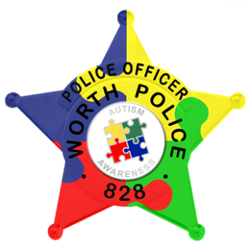 Blackinton PRT1974-B - 5-Point Star Awareness Badge, Design of Your Choice