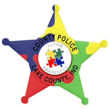 Blackinton PRT1978-B - 5-Point Star Awareness Badge, Design of Your Choice