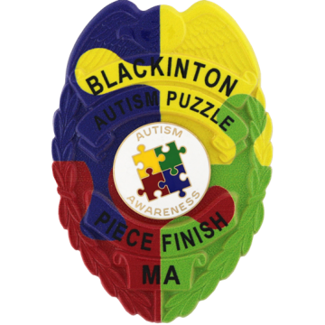 Blackinton PRT296 - Eagle Top Awareness Badge, Your Choice of Design