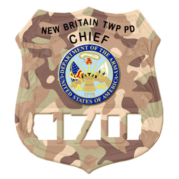 Blackinton PRT41 - Awareness Shield Badge, Your Choice of Design