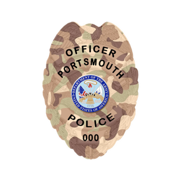 Blackinton PRT957 Eagle Top Awareness Badge, Your Choice of Design