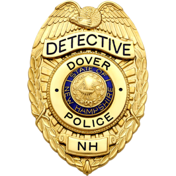 Smith & Warren S10 Eagle Top Badge with Circle Panel (3-1/4" x 2-1/4")