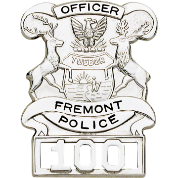 Smith & Warren S106 Michigan Tuebor Coat of Arms Hat Badge (2.840" x 2.150")