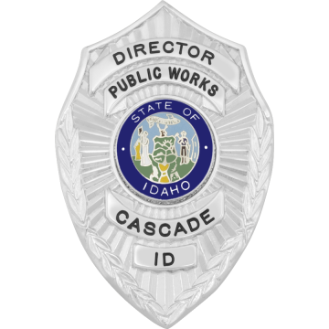 Smith & Warren S115 Diamond Shaped Shield Badge (3" x 2")