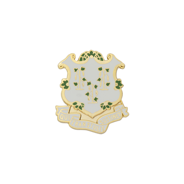 Smith & Warren S116CM Connecticut Coat of Arms Pin