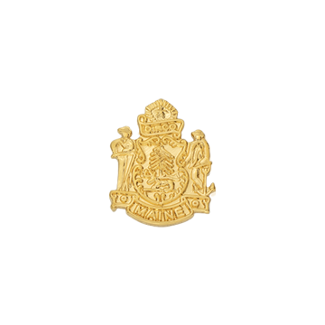 Smith & Warren S116ME Maine Coat of Arms Pin