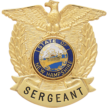 Smith & Warren S129 Wreath Shield with Eagle on Top (2.320" x 2.240")