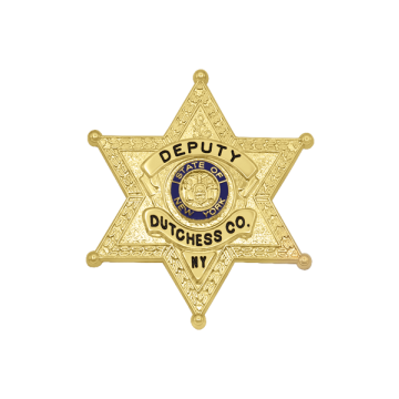 Smith & Warren S12 Small Six-Point Star Badge (2" x 1-3/4")