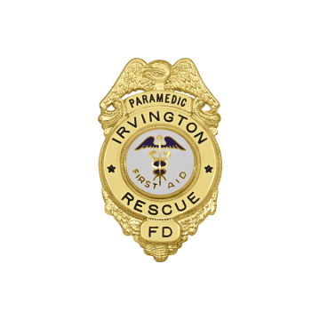 Smith & Warren S142 Small Eagle Top over Circle Badge (2-1/4" x 1-1/4")