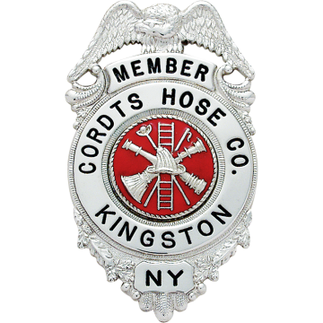 Smith & Warren S146 Eagle Top over Circle Panel Badge (3" x 1-3/4")