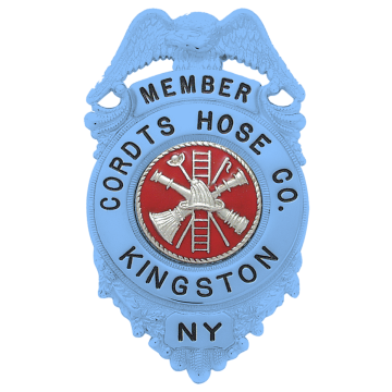 Smith & Warren S146_BL Autism Awareness Eagle over Circle Badge (3" x 1-3/4")