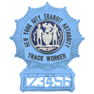 Smith & Warren S152A_BL Autism Awareness Sunburst Shield (2.700" x 2.230")