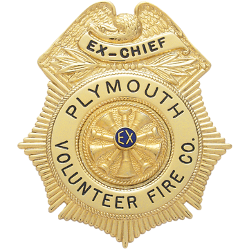 Smith & Warren S153 Eagle Top Maltese Cross Badge (2-7/8" x 2-3/8")