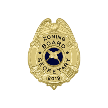 Smith & Warren S165 Small Decorative Shield Badge w/ Eagle (1-7/8" x 1-3/8")