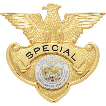 Smith & Warren S166 Hat Badge Shield with Eagle (2.160" x 2.270")