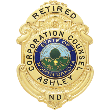 Smith & Warren S168 Shield Badge with Decorative Border (2-9/16" x 1-3/4")