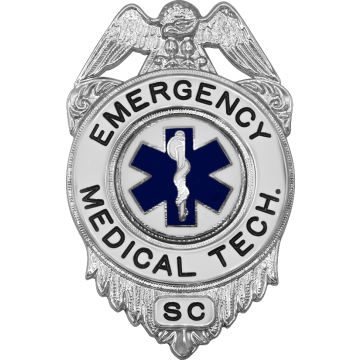 Smith & Warren S175 Eagle Top over Circle Panel Badge (2-3/4" x 1-3/4")