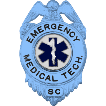 Smith & Warren S175_BL Autism Awareness Eagle Top over Circle Badge (2-3/4" x 1-3/4")