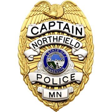 Smith & Warren S18 Eagle Top Badge with Applied Panels (3-1/4" x 2-1/4")