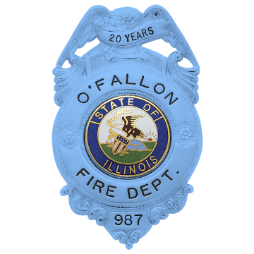 Smith & Warren S187_BL Autism Awareness Eagle Top Badge (2-7/8" x 1-3/4")