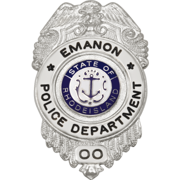 Smith & Warren S189 Eagle Top over Circle Panel Badge (2-7/8" x 1-7/8")