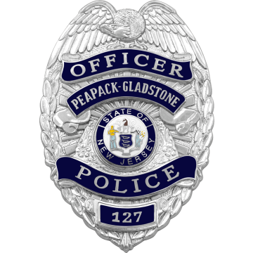 Smith & Warren S18R Eagle Top Badge with Reverse Enamel Panels (3-1/4" x 2-1/4")