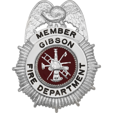 Smith & Warren S194 Sunburst Badge with Eagle (2-3/8" x 1-7/8")