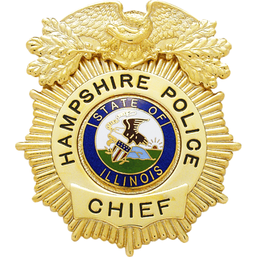 Smith & Warren S200 Sunburst Badge with Applied Eagle (2-5/8" x 2-1/4")