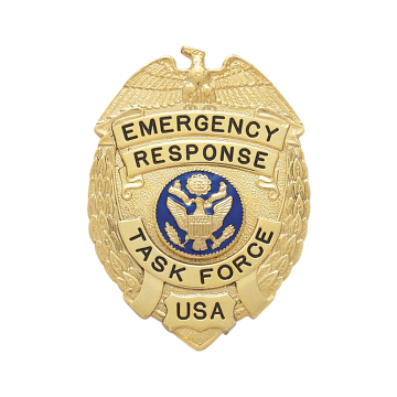 Smith & Warren S201 Eagle Top Shield with Wreath Border (2.570" x 1.880")