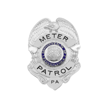 Smith & Warren S203 Small Eagle Top Shield Badge (1-7/8" x 1-3/8")