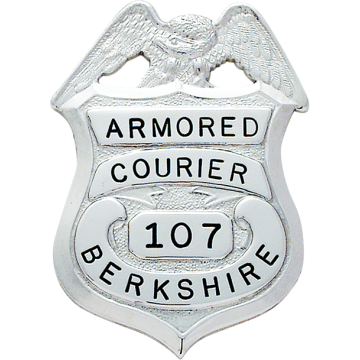 Smith & Warren S205 Classic Shield Badge with Eagle (2.490" x 1.820")