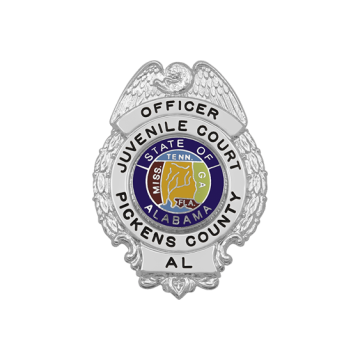 Smith & Warren S212 Eagle Top Wreath Badge w/ Circle Panel (1-7/8" x 1-3/8")