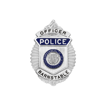 Smith & Warren S221 Small Massachusetts Shield Badge (2-1/8" x 1-3/8")