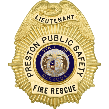 Smith & Warren S223 Sunburst Badge with Eagle on Top (2-5/8" x 2-1/4")