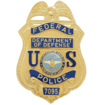 Smith & Warren S22_DOD Department of Defense Police Badge